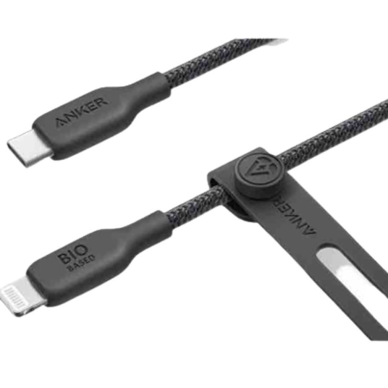 Cáp sạc Anker 542 C-L 1.8m TPE Bio-Based Đen (Black) B2B_A80B2
