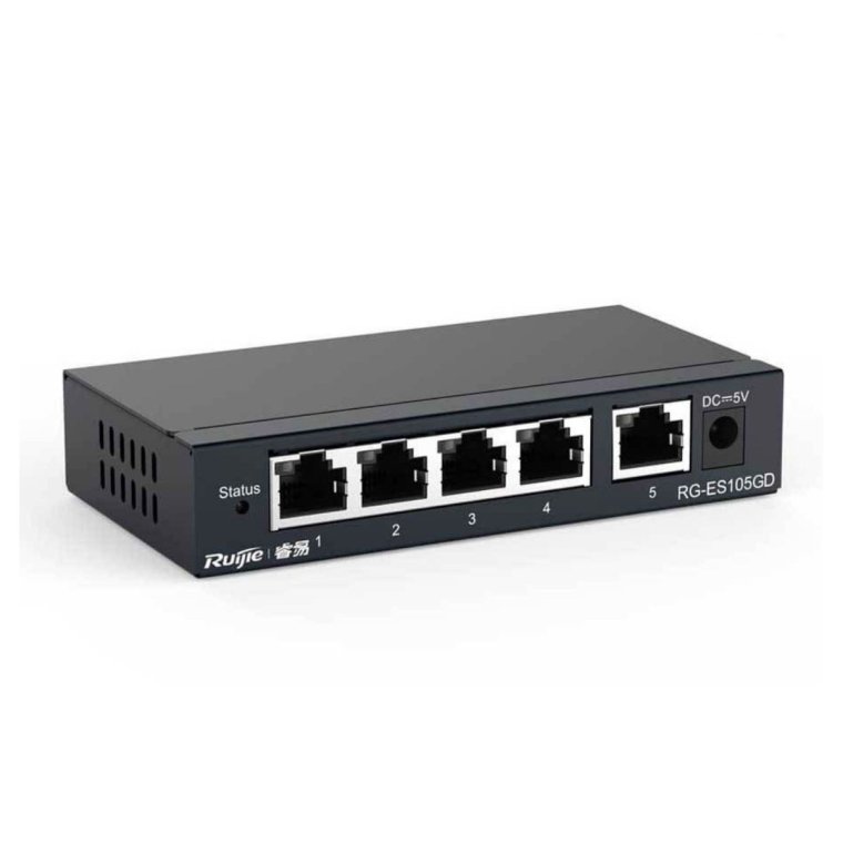 Switch 5 cổng 10/100/1000 BASE-T RUIJIE RG-ES105GD