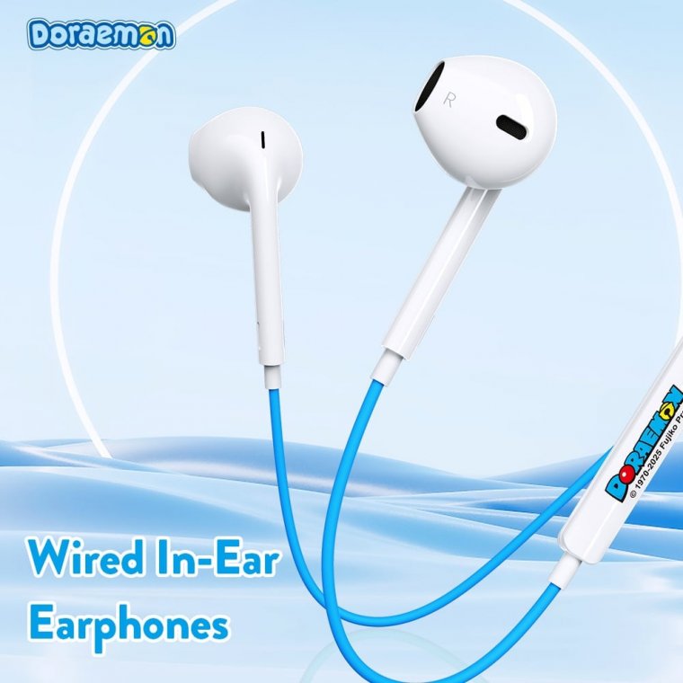 Tai nghe có dây Doraemon 3.5mm/Type-C Wired In-Ear Earphones - (RAU0746) - Type-C (compatible with i