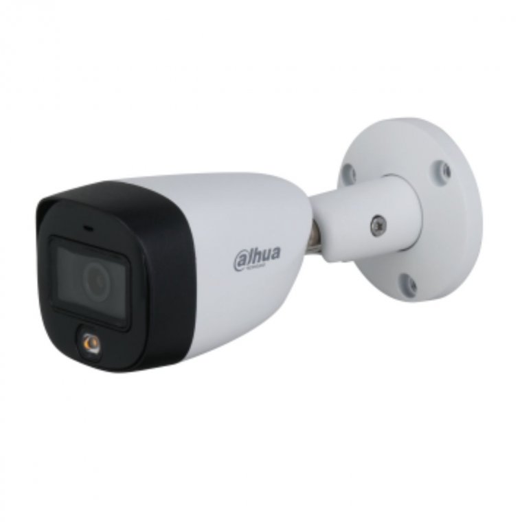 Camera thân tích hợp mic Dahua HAC-HFW1200CMP-IL-A 2MP, đèn LED trợ sáng 20m, công nghệ super Adapt