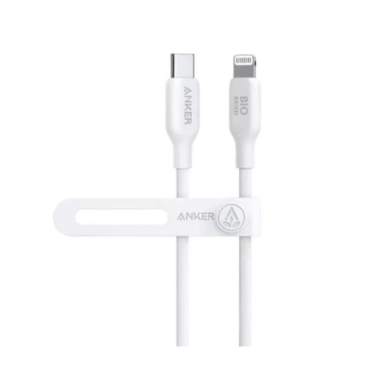 Cáp sạc Anker PowerLine III C-C 0.9m FLOW màu trắng (white) B2B_A8552H21