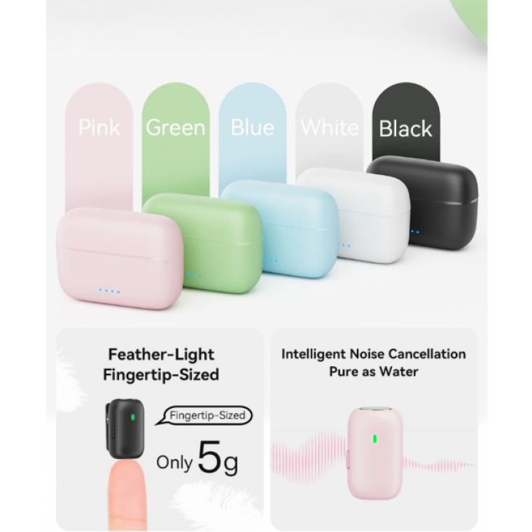 MICRO KHÔNG DÂY CÀI ÁO M19 – COLOR (TYPE-C)