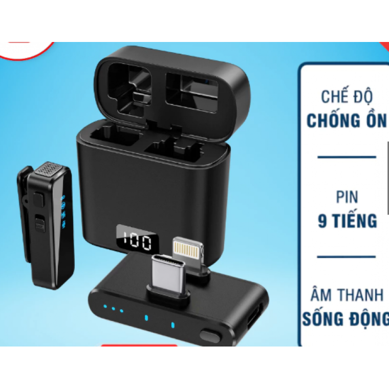 Micro Thu Âm Không Dây M13 