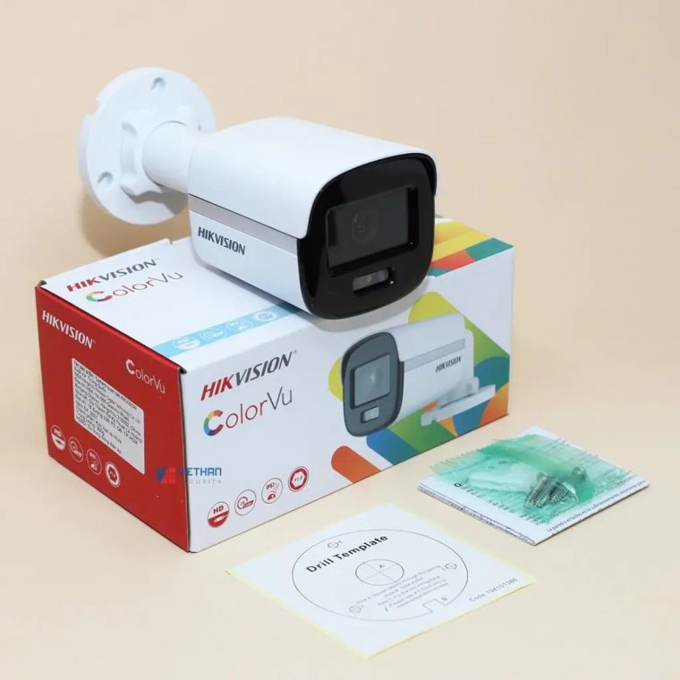 Camera HDTVI ColorVu 2.0MP thân trụ HIKVISION DS-2CE10DF0T-F
