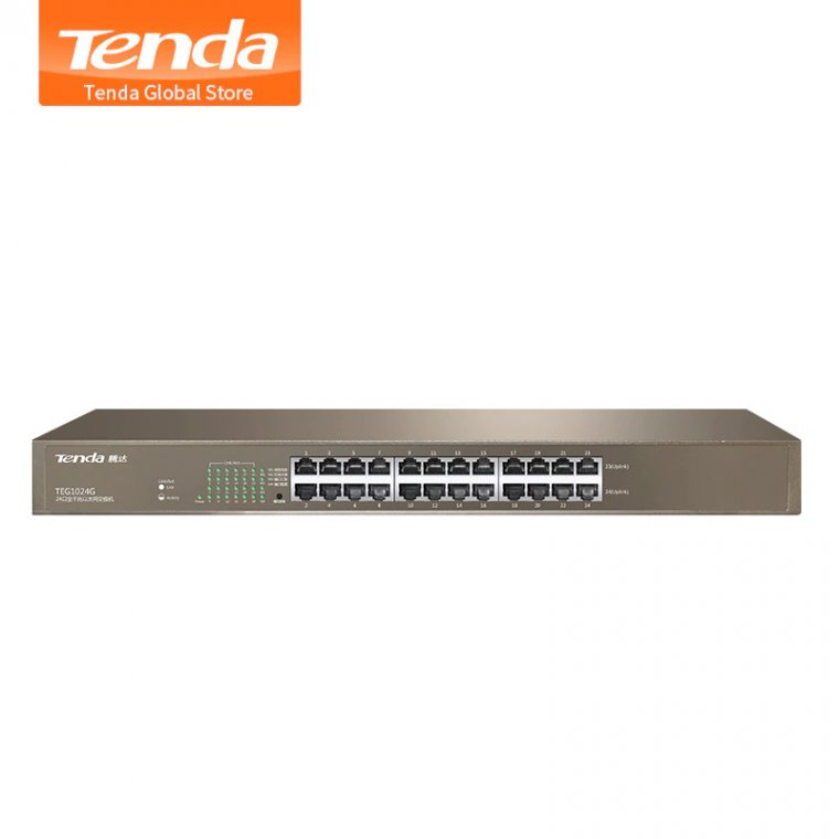 Thiết bị chia mạng 24 cổng Switch Tenda TEG1024G