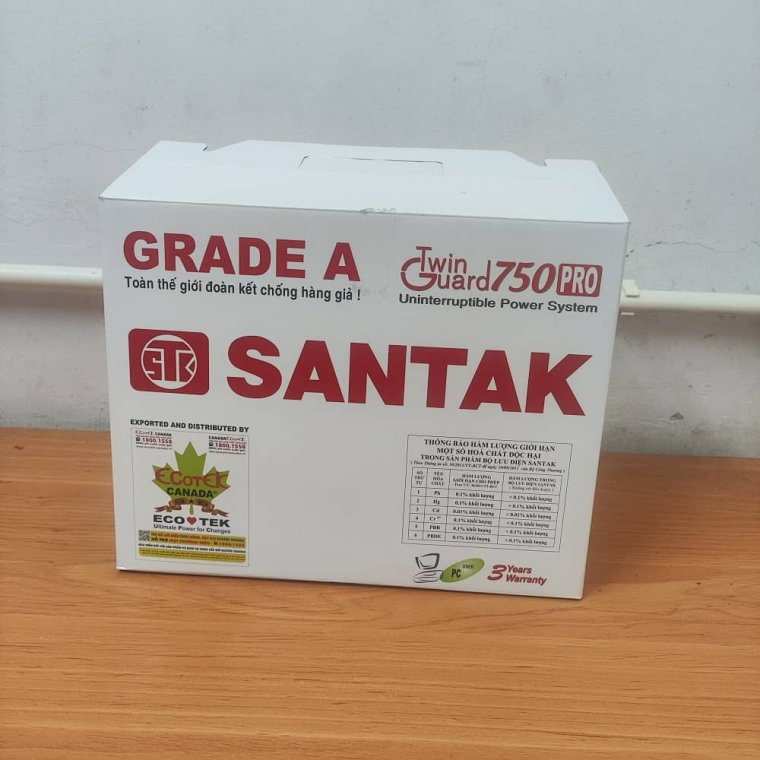Bộ lưu điện Santak TG750-PRO (750VA/300W) - Line Interactive