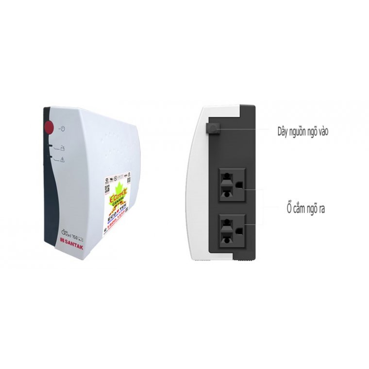Bộ lưu điện Santak TG750-PRO (750VA/300W) - Line Interactive