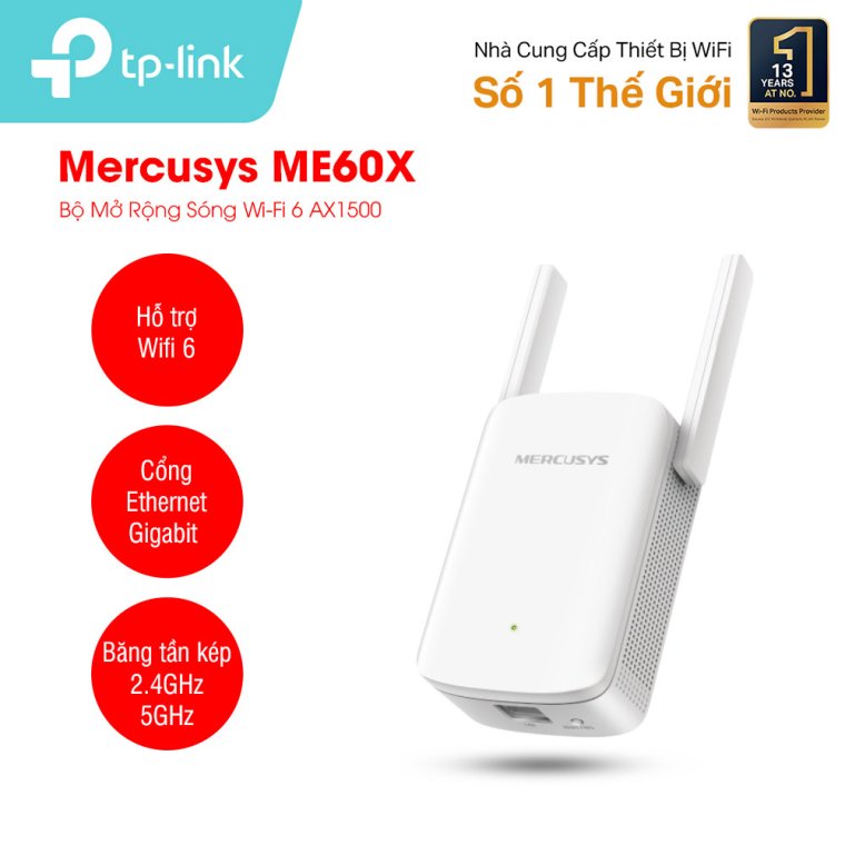 Bộ Mở Rộng Sóng Wi-Fi 6 AX1500