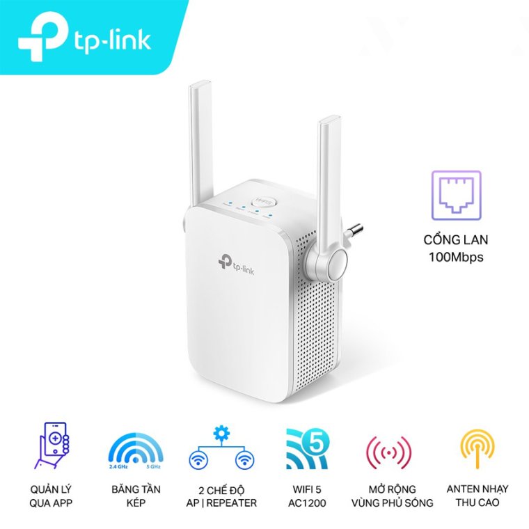 Bộ Mở Rộng Sóng Wi-Fi AC1200