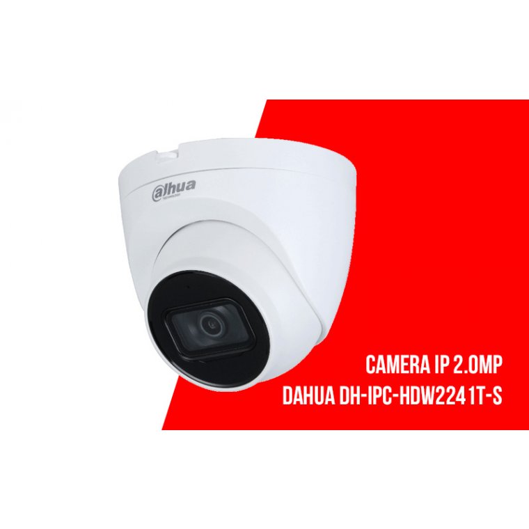 Camera IP 2MP Dome DAHUA DH-IPC-HDW2241T-S (KBT)