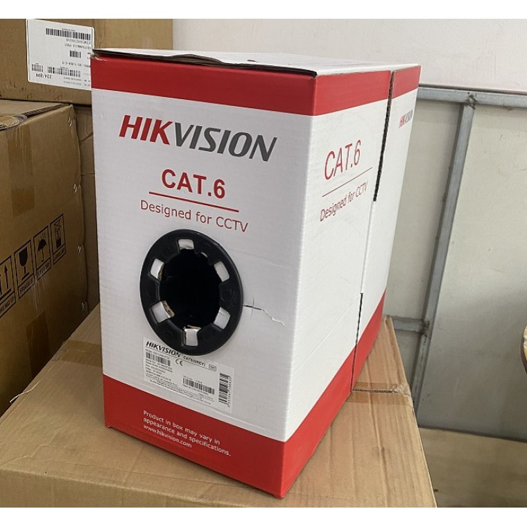 DÂY CÁP MẠNG HIKVISION CAT6 UTP 4P 24AWG PVC DS-1LN6UTC0