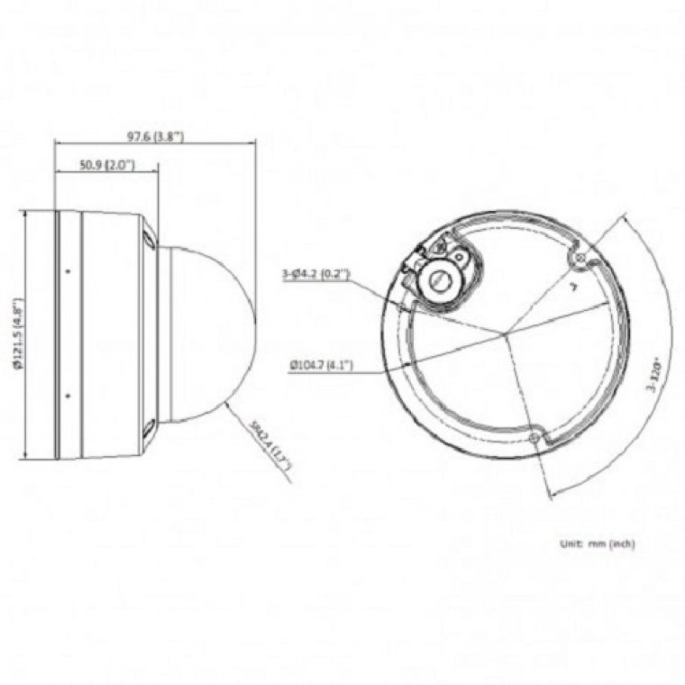 Camera IP 2MP bán cầu HIKVISION DS-2CD1121G2-LIU