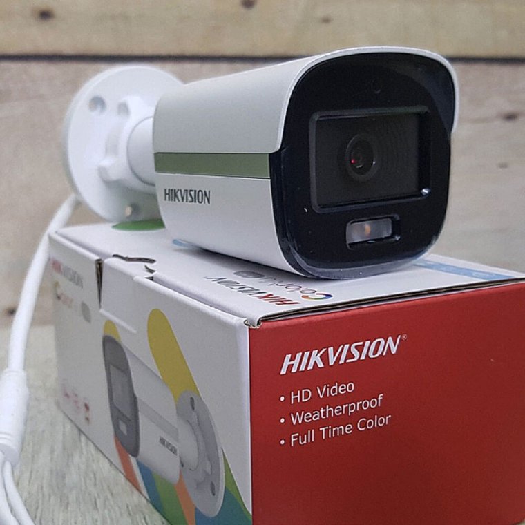 Camera HDTVI ColorVu 2.0MP thân trụ HIKVISION DS-2CE10DF0T-F
