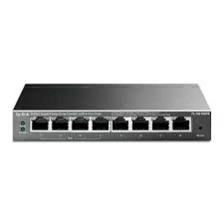 Easy Smart Switch 8 cổng Gigabit với 4 cổng PoE+ TP-LINK TL-SG108PE