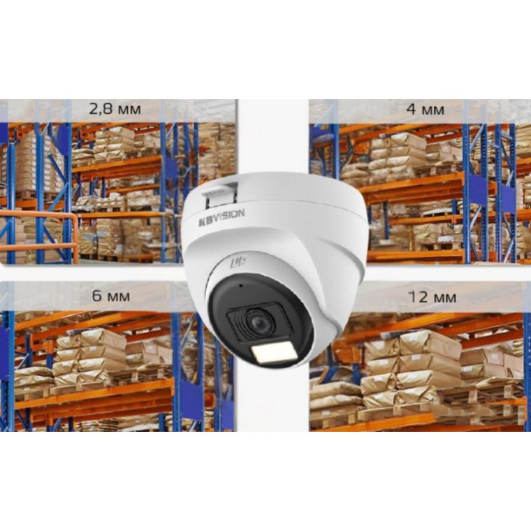 Camera HDCVI Kbvision Dome 2MP KX-AD2112C-A