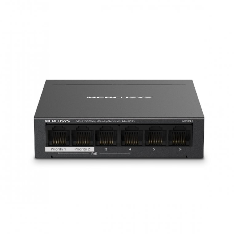MS106LP Switch 6 cổng 10/100Mbps với 4 cổng PoE+