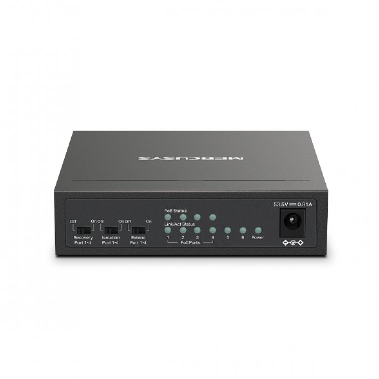 MS106LP Switch 6 cổng 10/100Mbps với 4 cổng PoE+