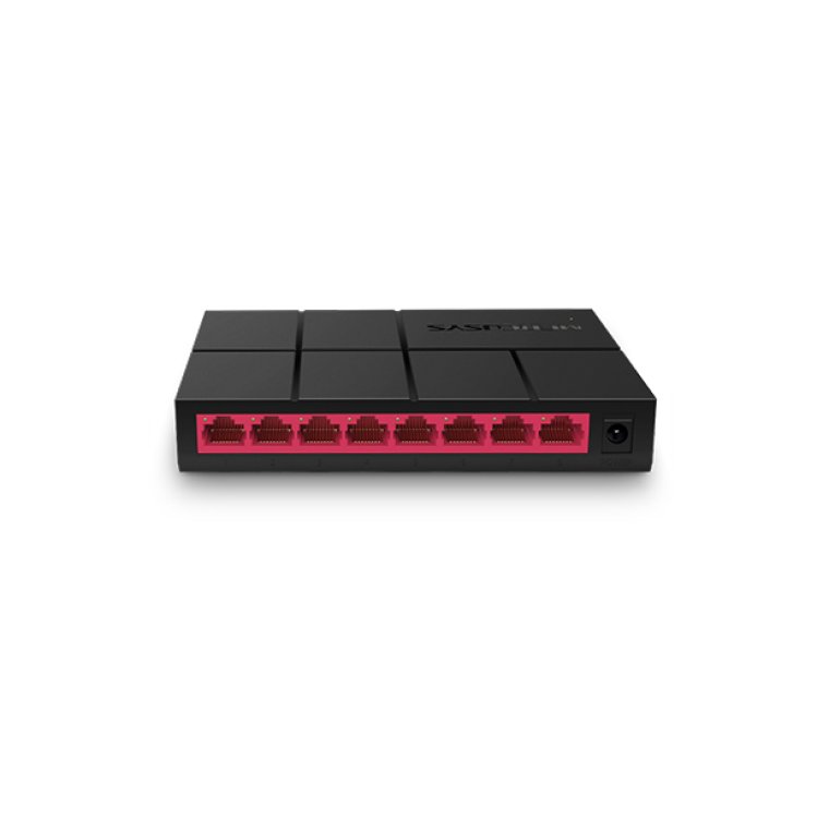 Switch Để Bàn Mini 8 Cổng 10/100/1000M, 8 x Cổng RJ45 10/100/1000M, Vỏ nhựa
