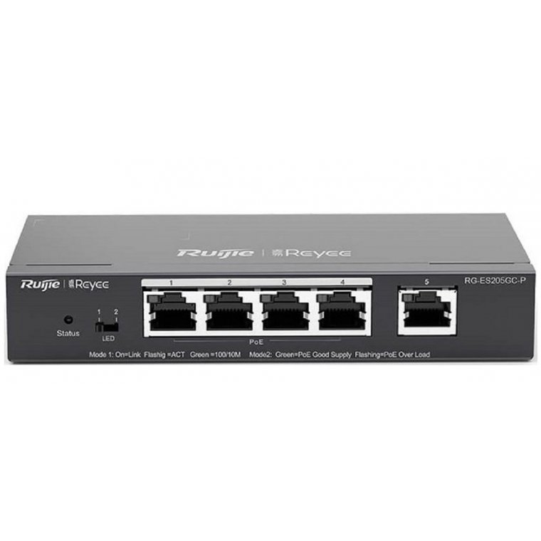 Layer 2 Smart Managed Switch 5 Cổng 10/100/1000BASE-T RUIJIE REYEE RG-ES205GC