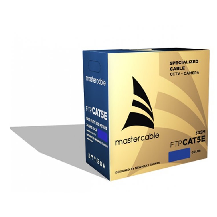 Dây cáp mạng MASTER CABLE XANH DƯƠNG (MCTW1102-1) - 305m/cuộn - FTP Cat5e