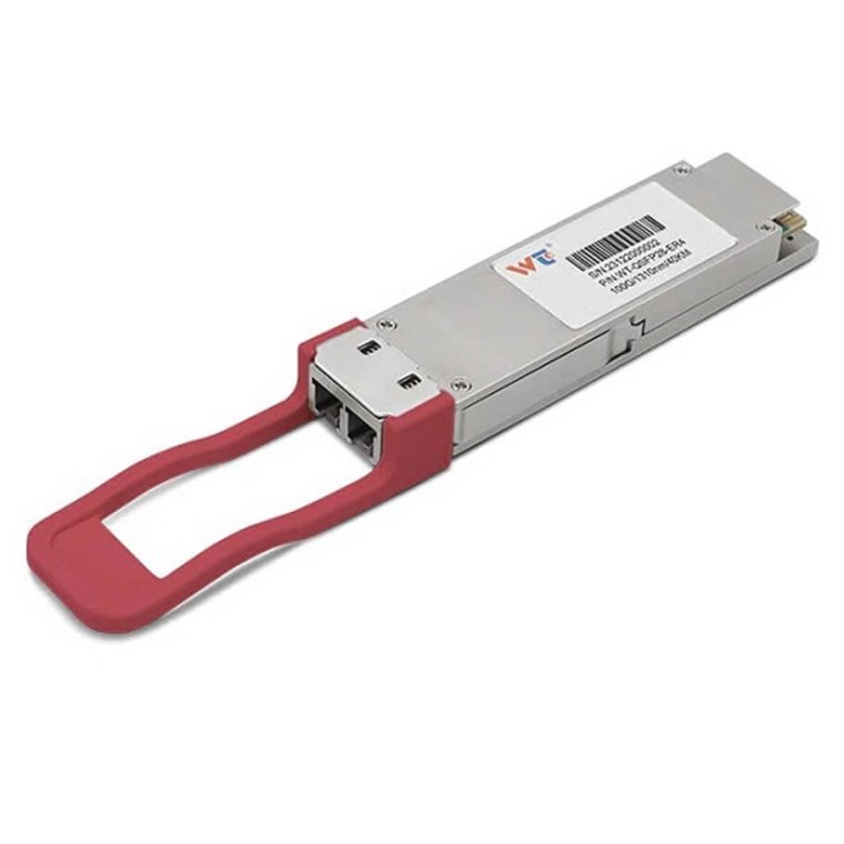 QSFP28 ER4 (40km); 1270-1330nm; LC