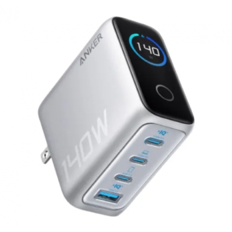 Củ sạc Anker Zolo 3C1A 140W (with USB-C Cable) Bạc (Silver) B2B_B2697