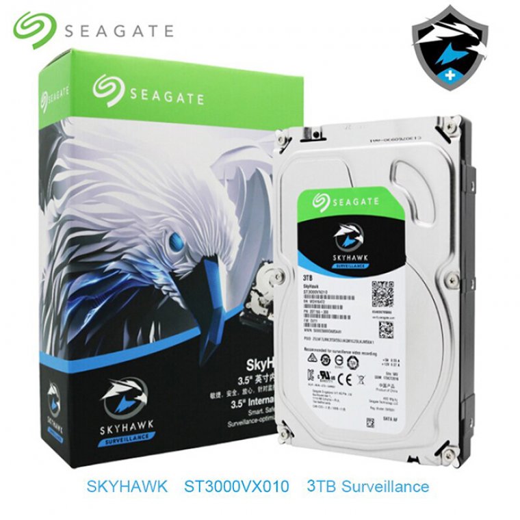 Ổ cứng HDD Seagate SkyHawk 3TB 3.5 inch, 5400RPM, SATA, 64MB Cache ( ST3000VX009)