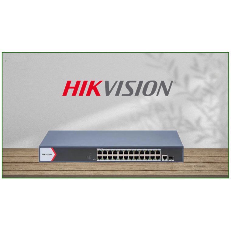 Switch mạng thông minh 24 cổng PoE Gigabit HIKVISION DS-3E1526P-EI