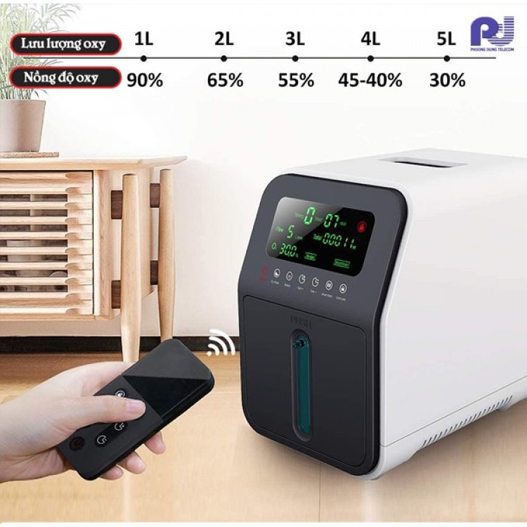 Máy Tạo Oxy Gia Đình 5 Lít Osito SYK-608 công nghệ Nhật Bản