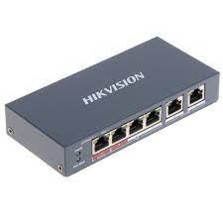 Switch mạng 4 cổng POE HIKVISION DS-3E0106P-E/M