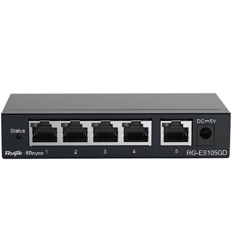 Switch 5 cổng 10/100/1000 BASE-T RUIJIE RG-ES105GD