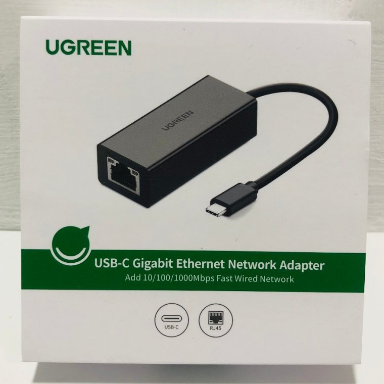 Cáp chuyển USB ra LAN (USB 3.0) hỗ trợ 10/100/1000 Mbps màu Đen (CR111) Ugreen 20256	