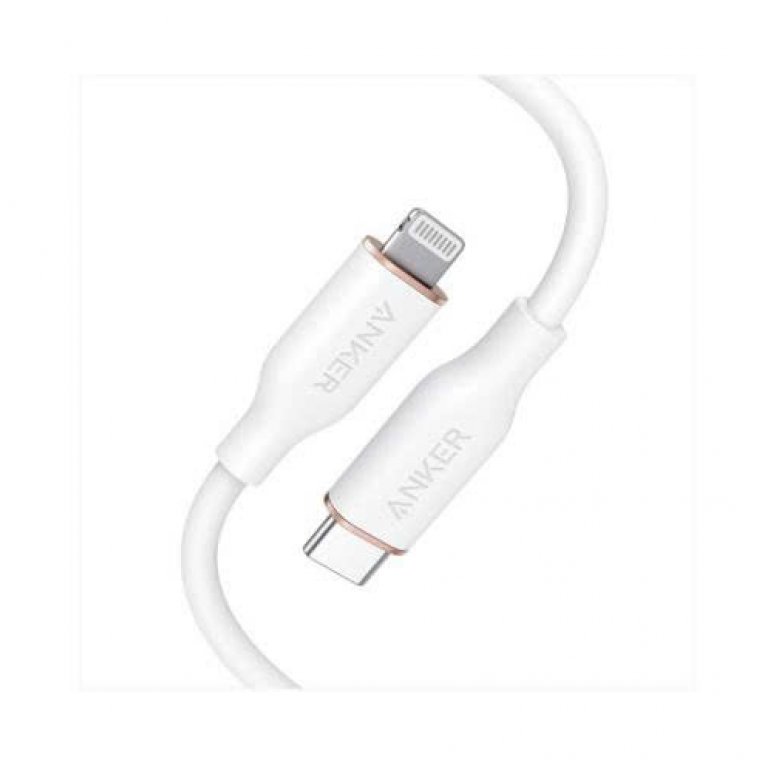 Cáp sạc Anker PowerLine III C-L 0.9m FLOW Trắng (White) Mã B2B: A8662