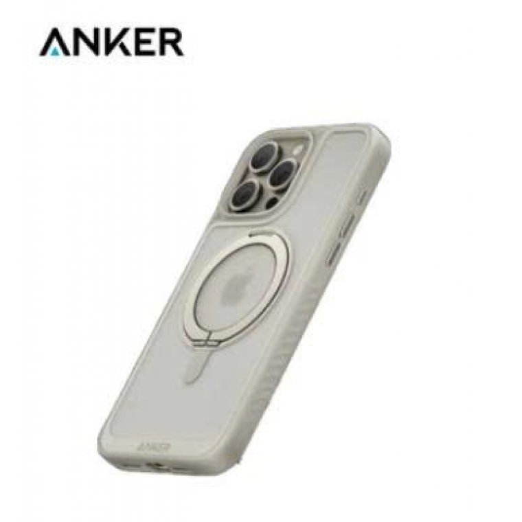 Ốp lưng Anker MagGo Magnetic 360° Ring Stand iPhone 16 Pro Max Titanium Golden B2B_A90H1HBC