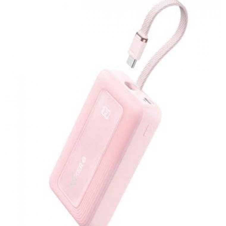 Sạc dự phòng Anker Zolo 1C1A 30W 10000mAh (Built-In USB-C Cable) Hồng (Pink) B2B_A1688