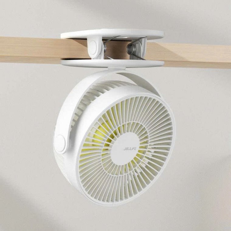 Quạt Kẹp Đa Năng FA18S 4000mAh Trắng