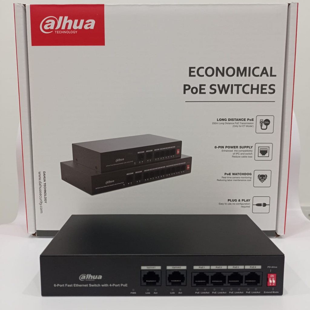 Switch Poe C Ng T C Cao Dahua Dh Pfs Et