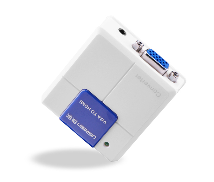 Bộ chuyển đổi VGA to HDMI chính hãng Ugreen 40224 hỗ trợ Full HD