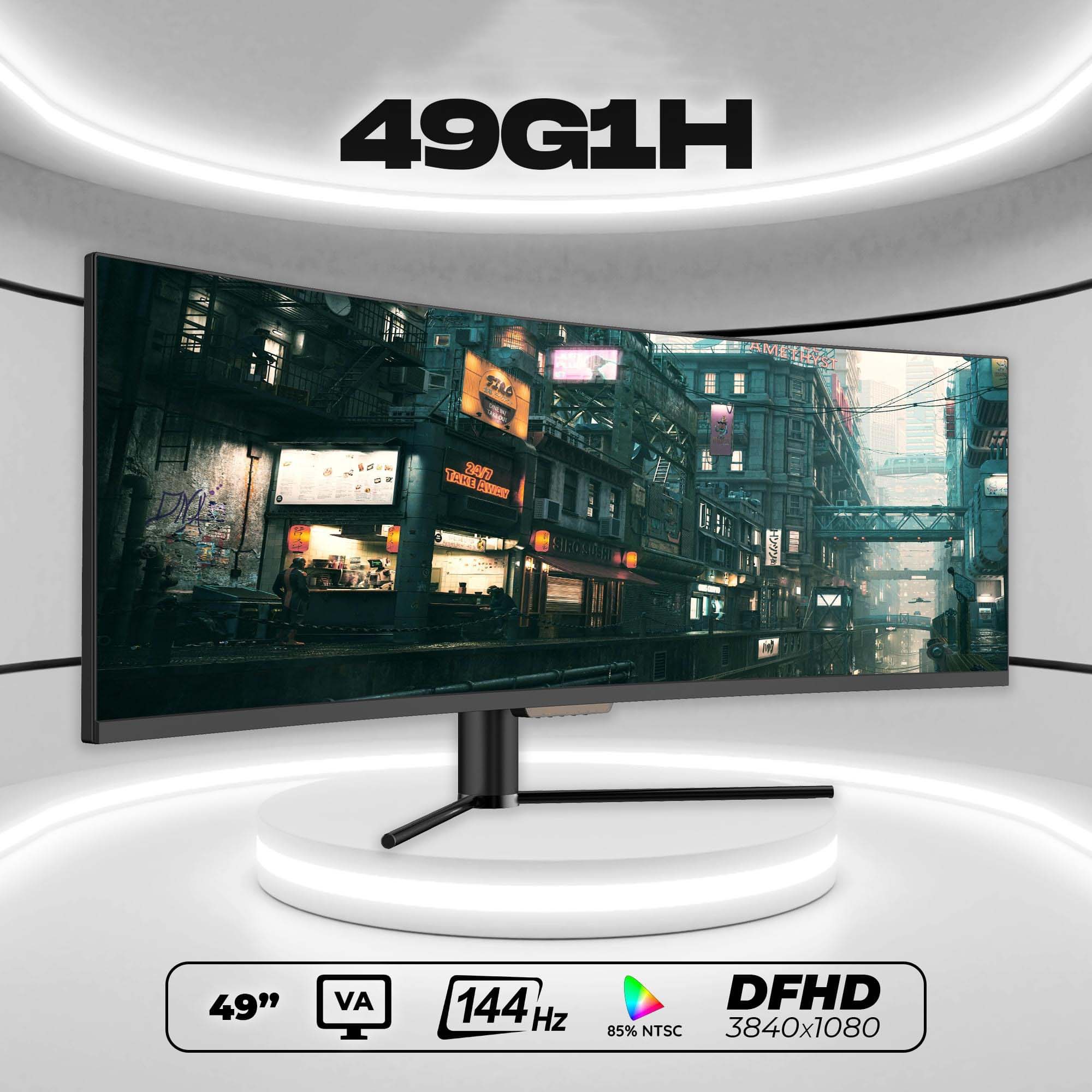 Màn hình máy tính cong 49 inch SKYWORTH 49G1H