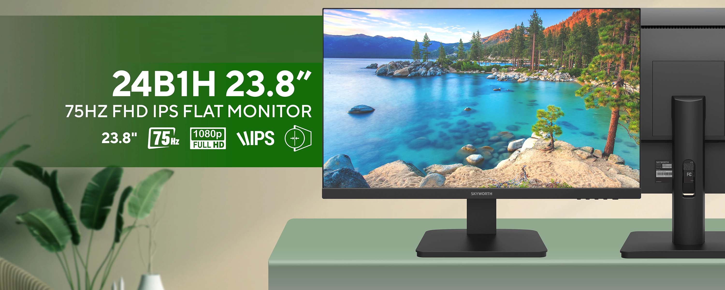 Màn hình máy tính 23.8 inch SKYWORTH 24G1H