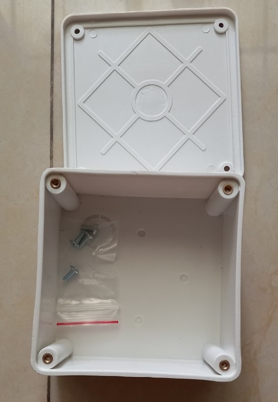 HỘP NỐI KỸ THUẬT CAMERA, HỘP BOX NHỰA 12X12CM