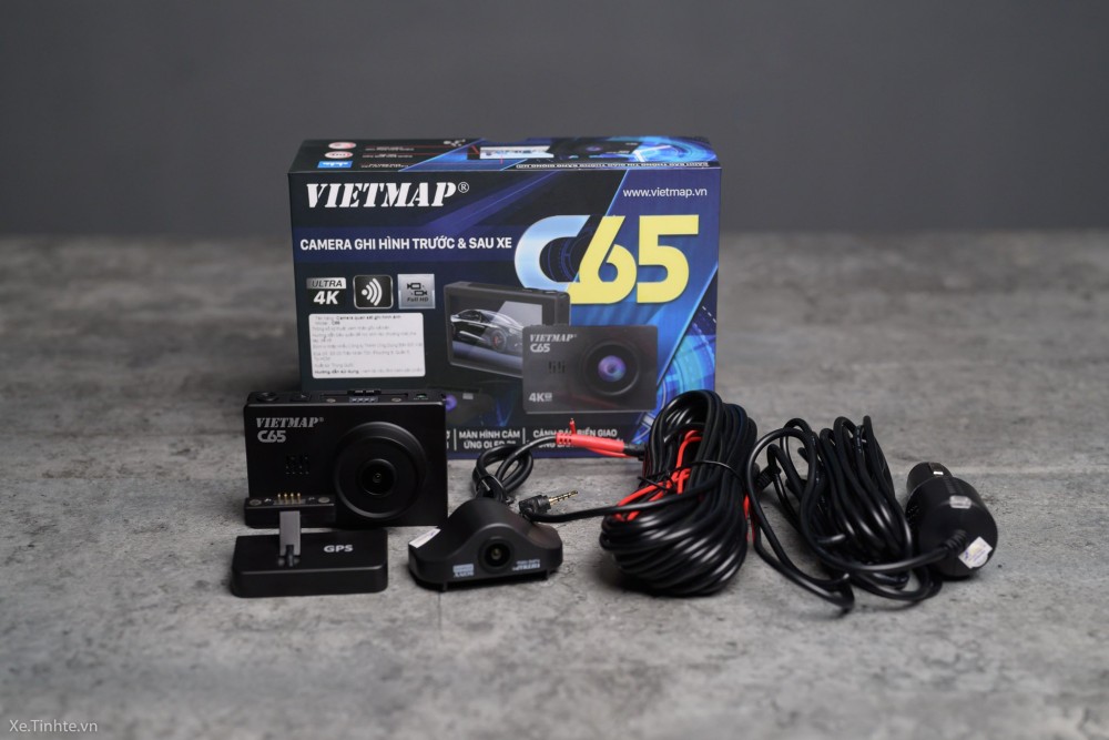 Vietmap C65 Camera hành trình ghi hình trước sau cao cấp