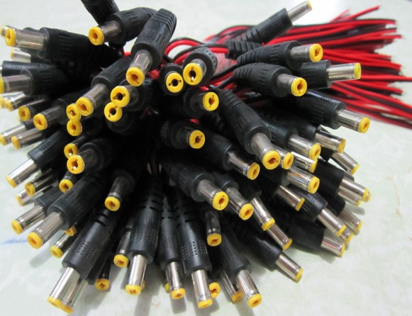 Giới thiệu Rắc nguồn camera, jack nguồn camera, dây đực 