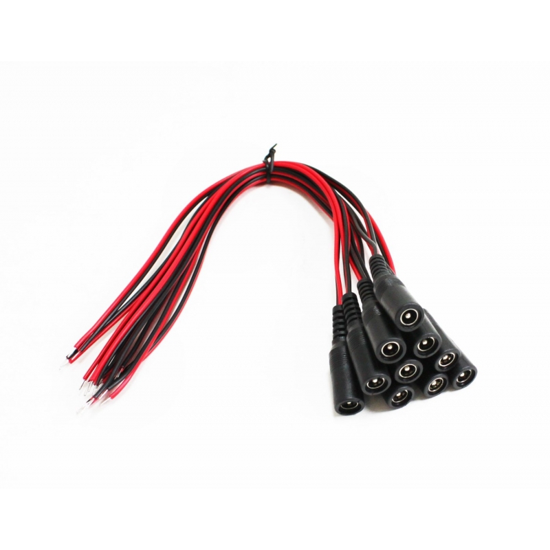 Giới thiệu Rắc nguồn camera, jack nguồn camera, dây cái 