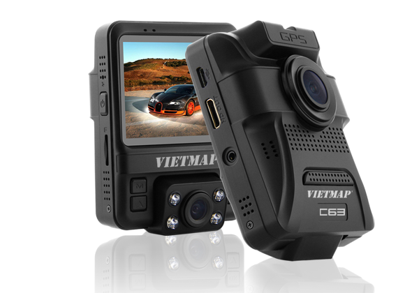 Vietmap C63 - Camera Hành Trình Trước & Trong Xe Có cảnh báo GT